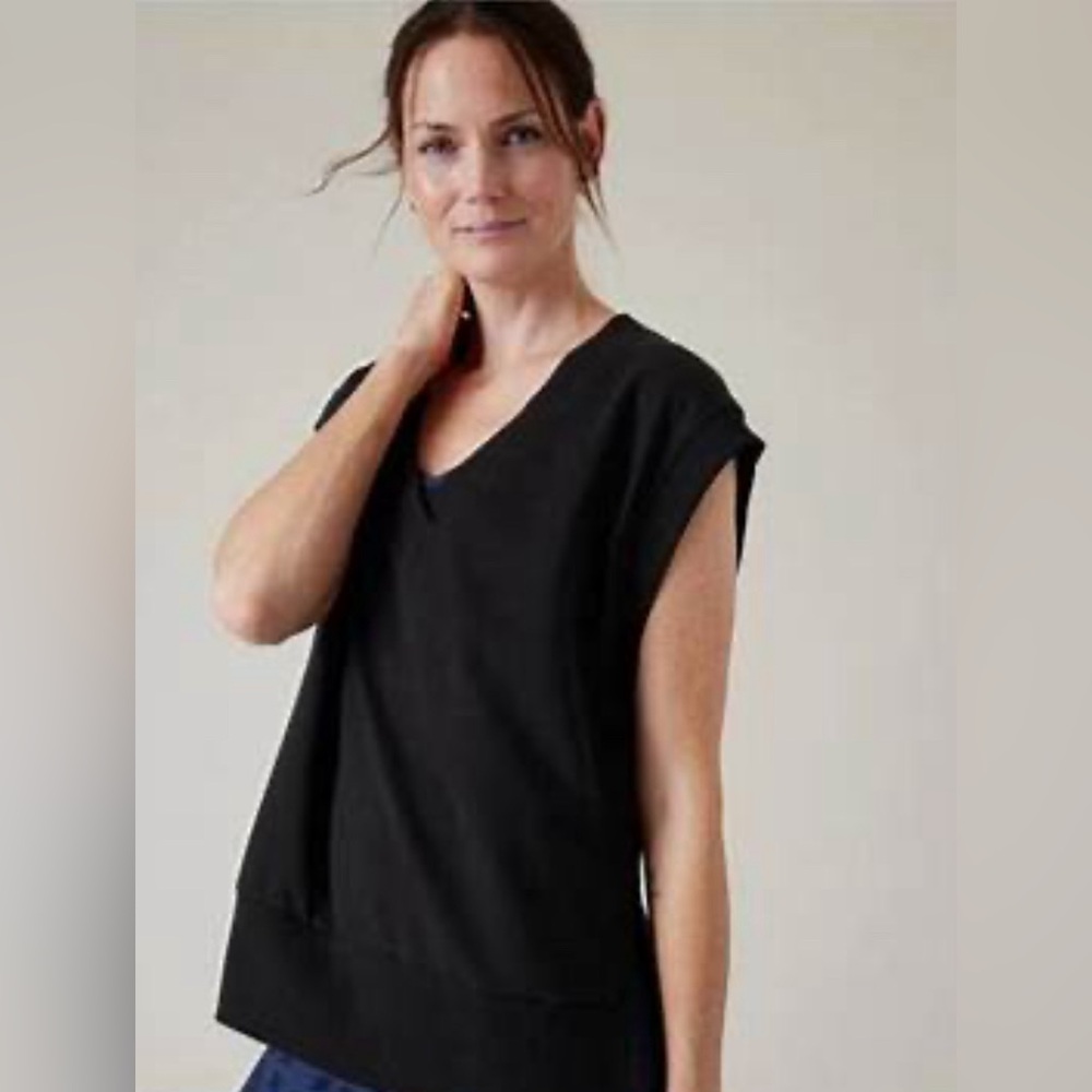 Athleta retro terry vest